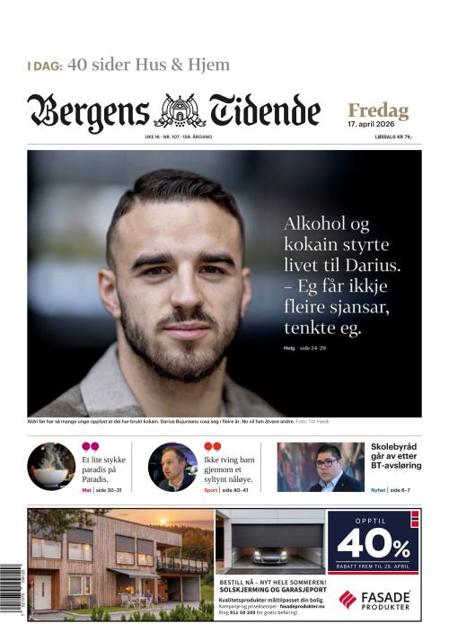 Bergens Tidende 17.4.2026