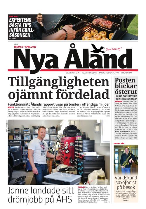 Nya Åland 17.4.2026