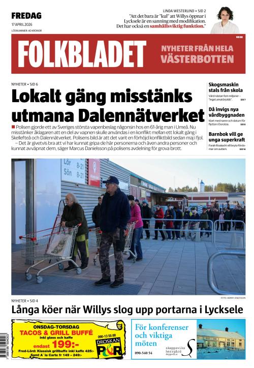 Folkbladet (Västerbotten) (SE) 17.4.2026