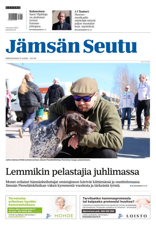 Jämsän Seutu ja Vekkari 17.4.2026