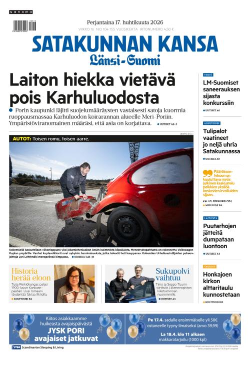 Satakunnan Kansa Länsi-Suomi 17.4.2026