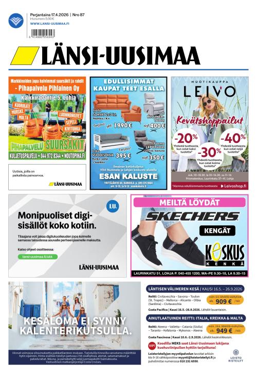 Länsi-Uusimaa 17.4.2026