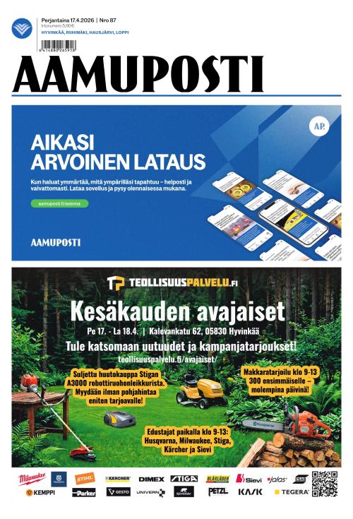 Aamuposti 17.4.2026