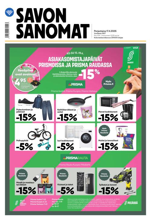 Savon Sanomat 17.4.2026