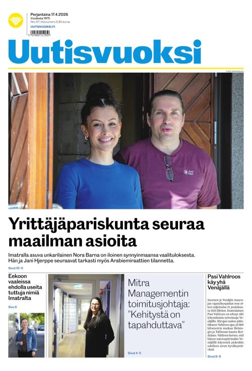 Uutisvuoksi 17.4.2026