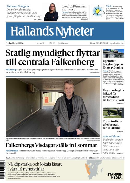 Hallands Nyheter 17.4.2026