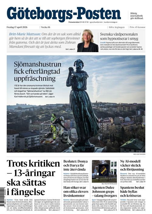 Göteborgs-Posten 17.4.2026