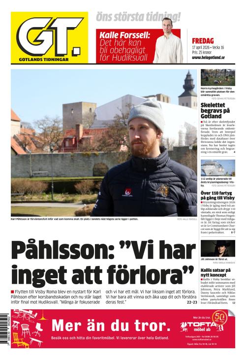 Gotlands Tidningar 17.4.2026