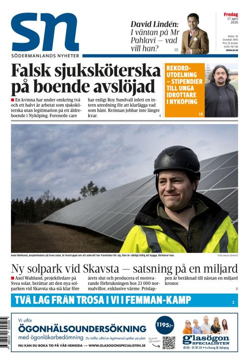 Södermanlands Nyheter 17.4.2026
