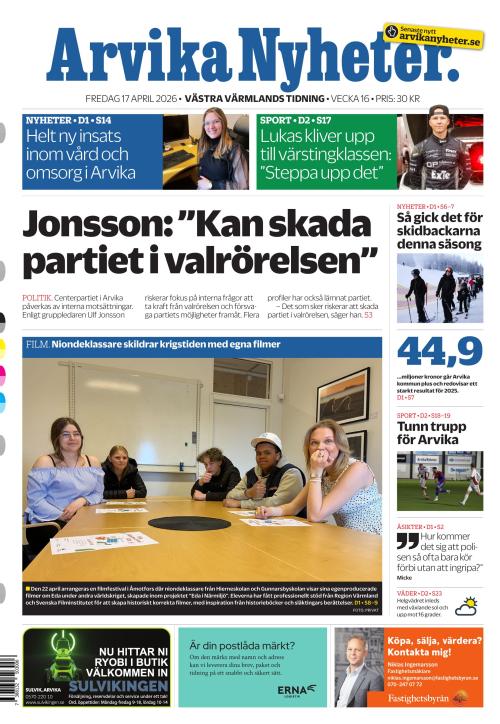 Arvika Nyheter 17.4.2026