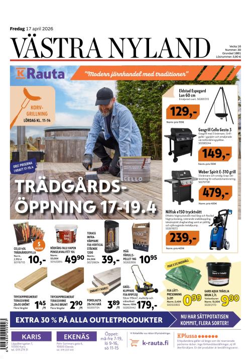 Västra Nyland 17.4.2026