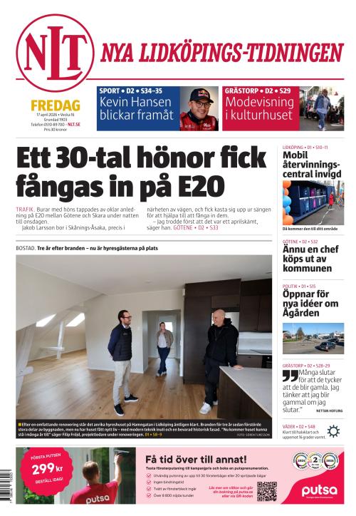 Nya Lidköpings-Tidningen 17.4.2026