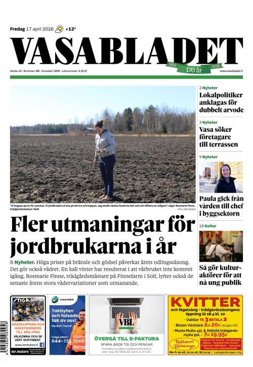 Vasabladet 17.4.2026