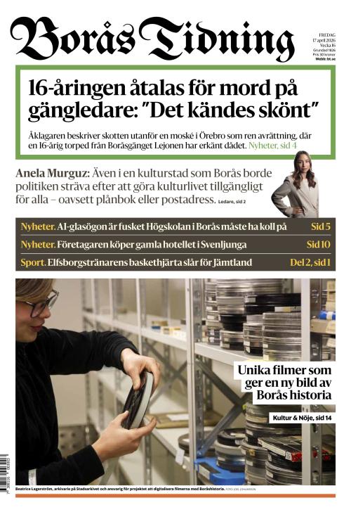 Borås Tidning 17.4.2026