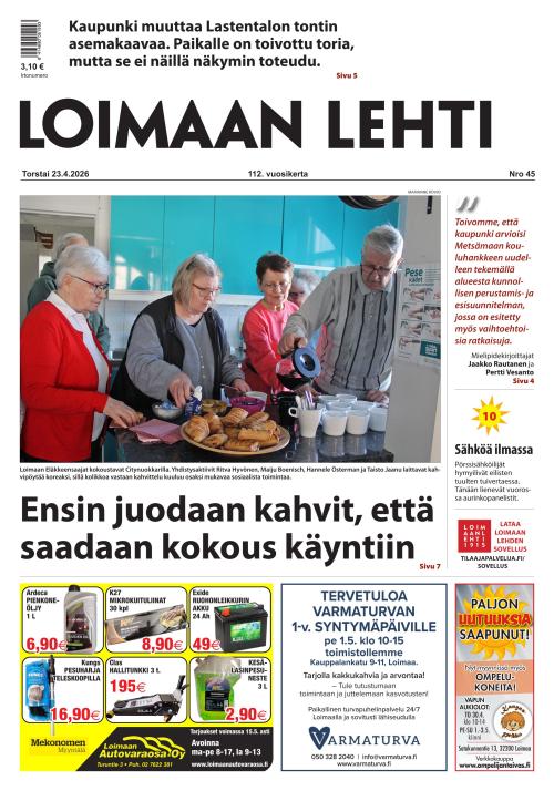 Loimaan Lehti 23.4.2026