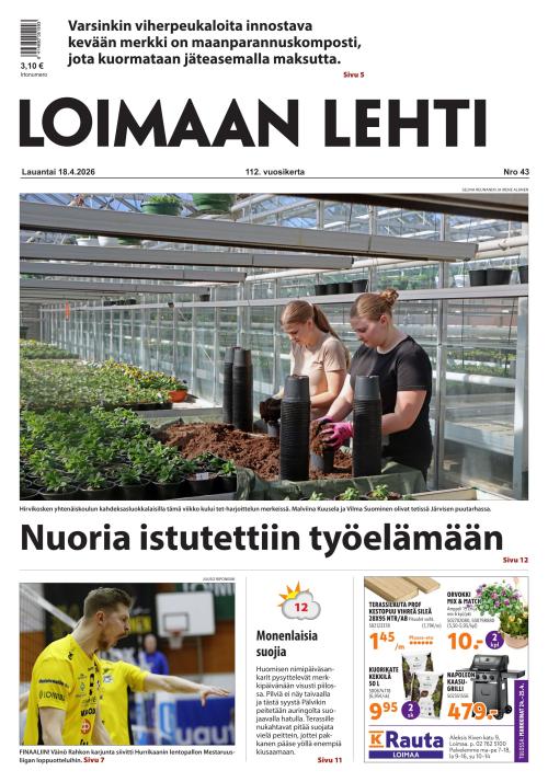Loimaan Lehti 18.4.2026
