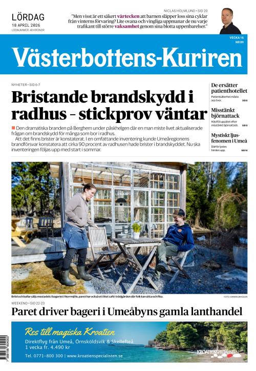 Västerbottens-Kuriren (SE) 18.4.2026