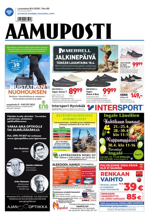 Aamuposti 18.4.2026