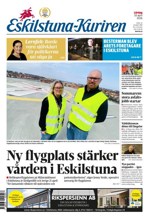 Eskilstuna-Kuriren 18.4.2026