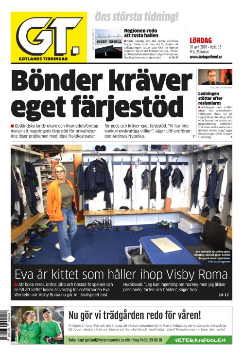 Gotlands Tidningar 18.4.2026
