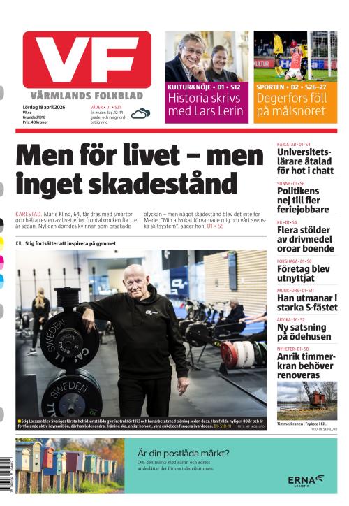 Värmlands Folkblad 18.4.2026
