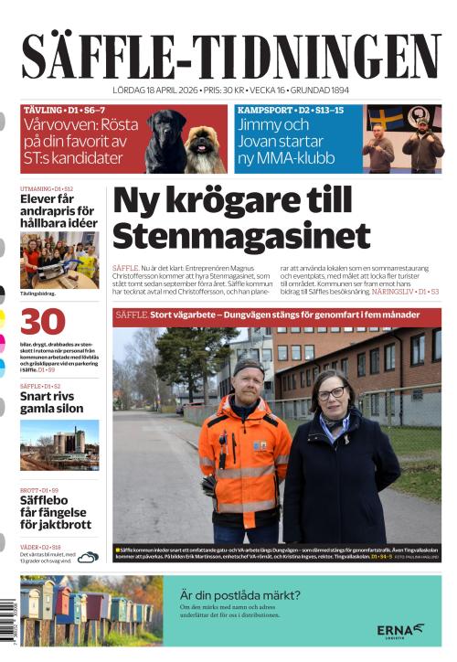 Säffle-Tidningen 18.4.2026