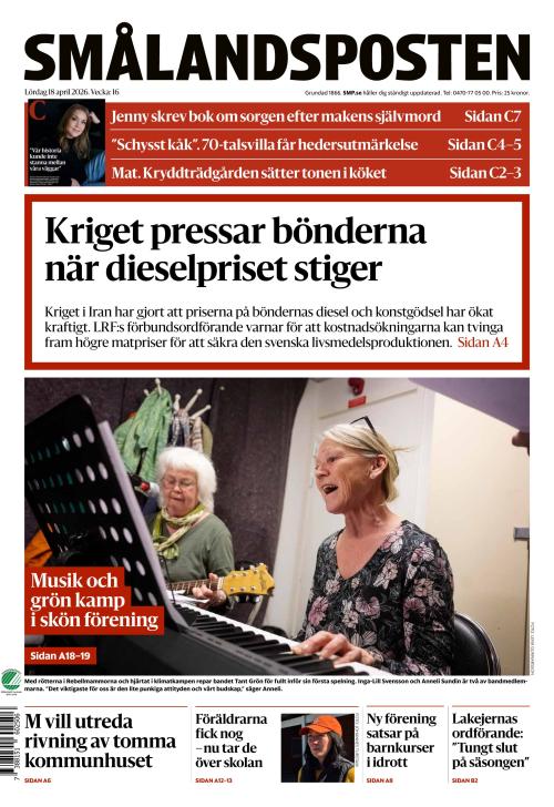 Smålandsposten 18.4.2026