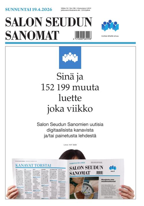 Salon Seudun Sanomat 19.4.2026