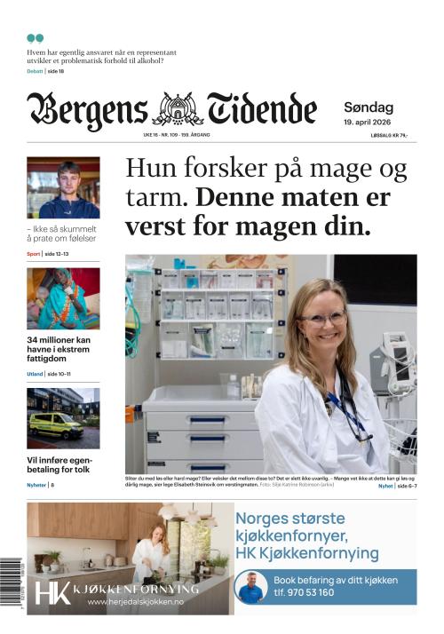Bergens Tidende 19.4.2026