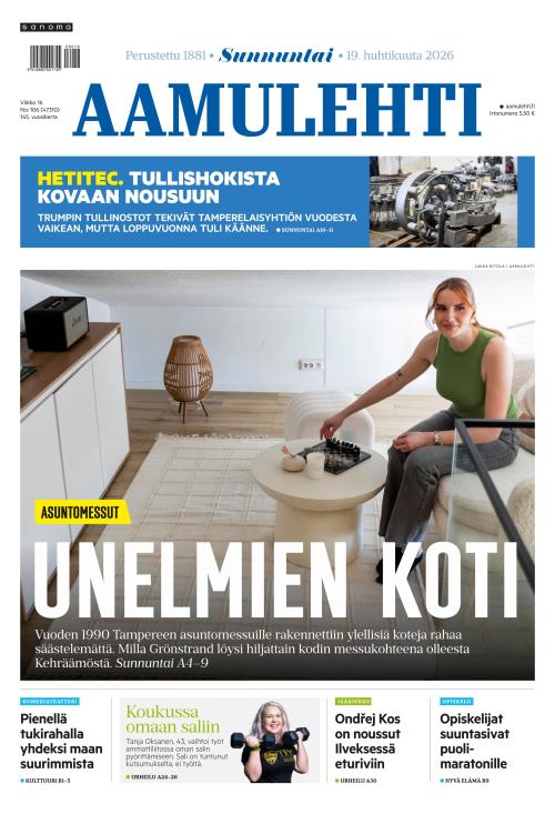 Aamulehti 19.4.2026