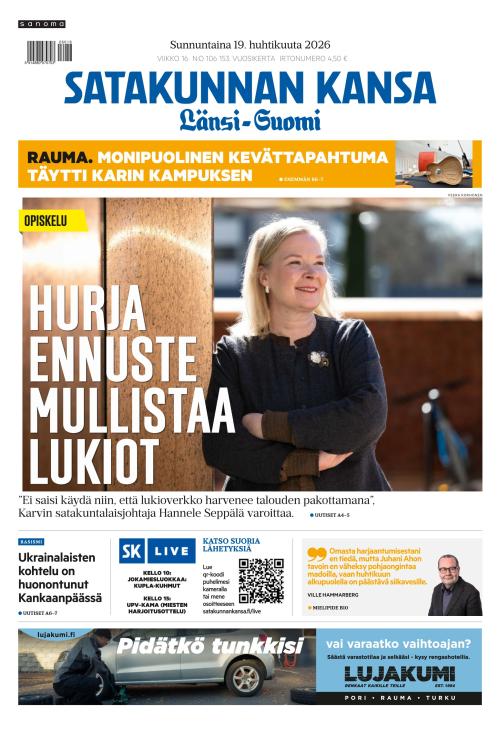 Satakunnan Kansa Länsi-Suomi 19.4.2026