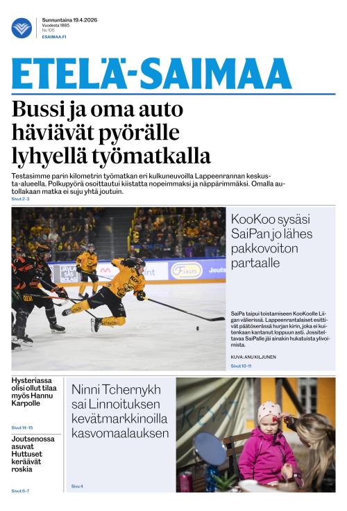 Etelä-Saimaa 19.4.2026