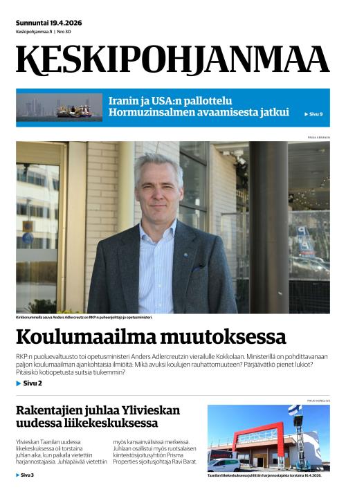 Keskipohjanmaa 19.4.2026