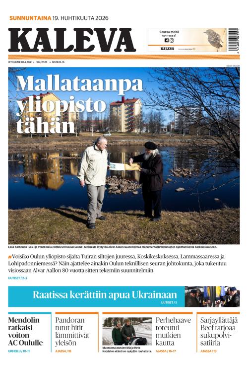 Kaleva 19.4.2026