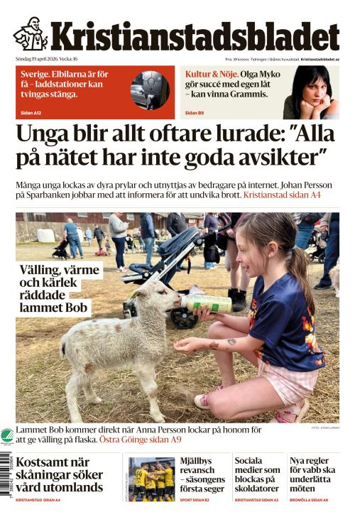 Kristianstadsbladet 19.4.2026