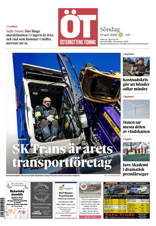Österbottens Tidning 19.4.2026