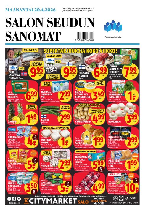 Salon Seudun Sanomat 20.4.2026