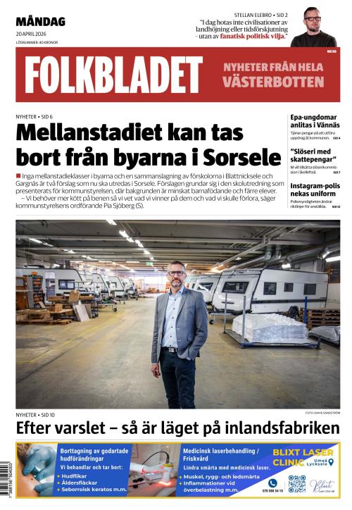 Folkbladet (Västerbotten) (SE) 20.4.2026