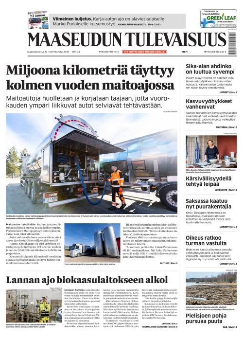 Maaseudun Tulevaisuus 20.4.2026