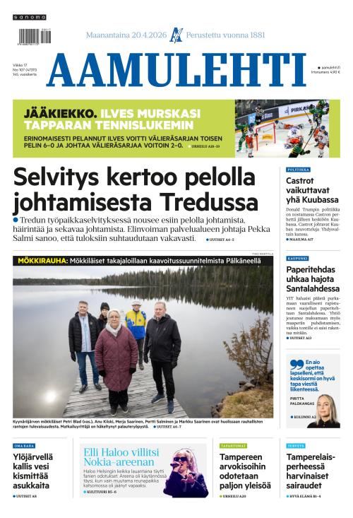 Aamulehti 20.4.2026