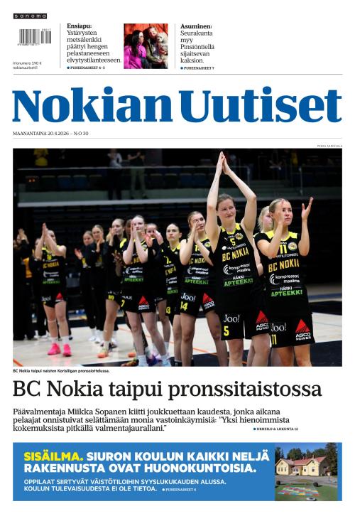 Nokian Uutiset 20.4.2026