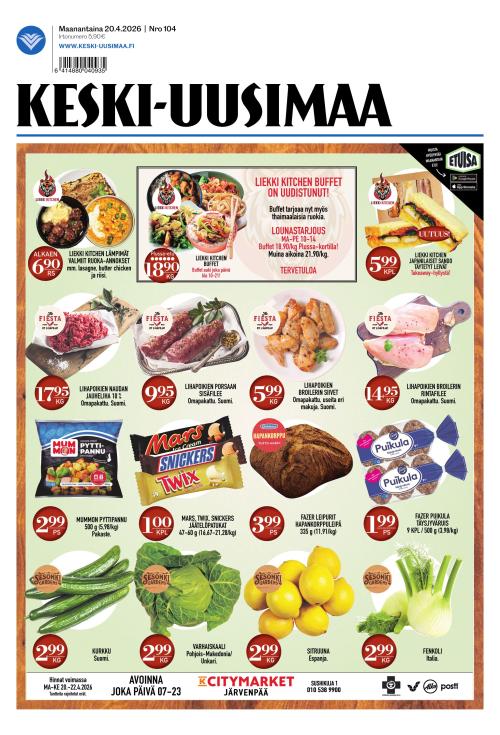 Keski-Uusimaa 20.4.2026