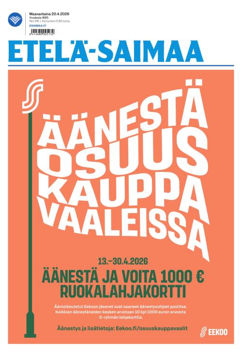 Etelä-Saimaa 20.4.2026