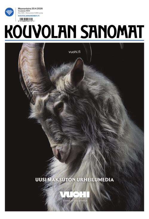 Kouvolan Sanomat 20.4.2026