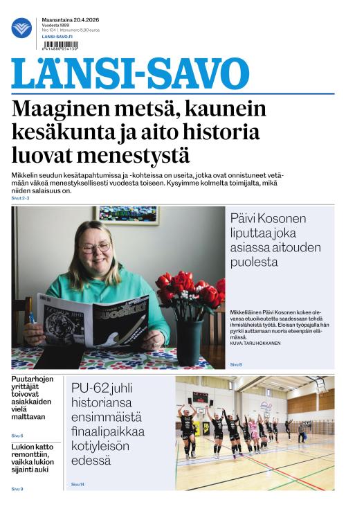 Länsi-Savo 20.4.2026