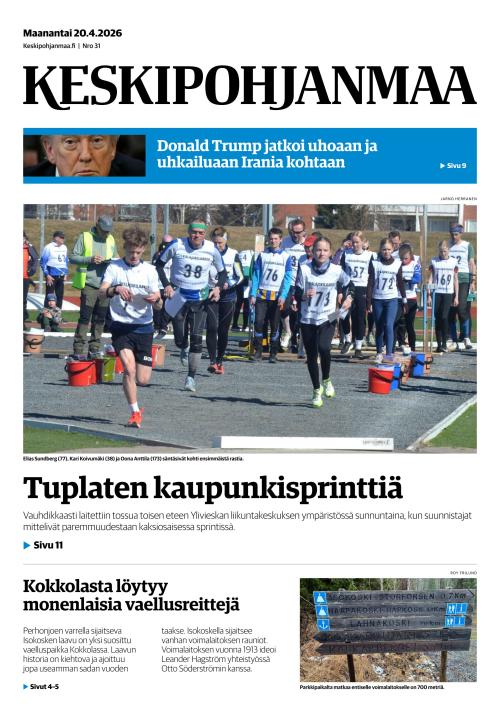 Keskipohjanmaa 20.4.2026