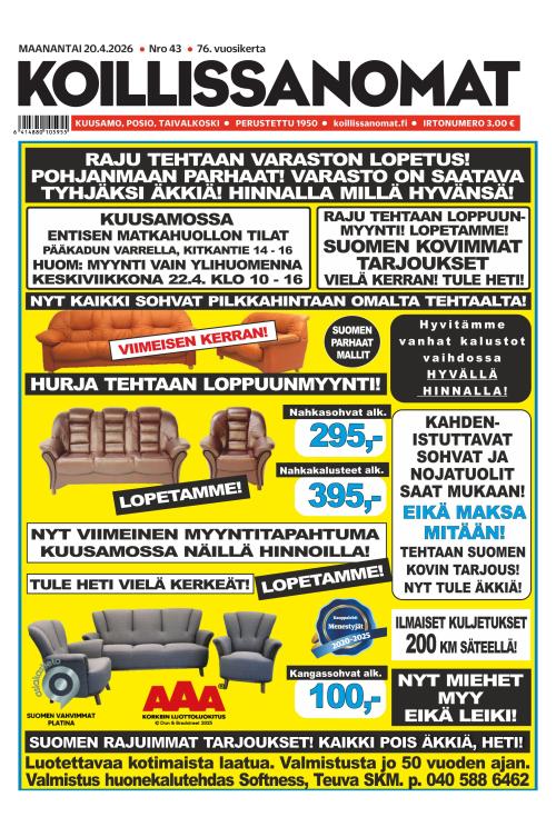 Koillissanomat 20.4.2026