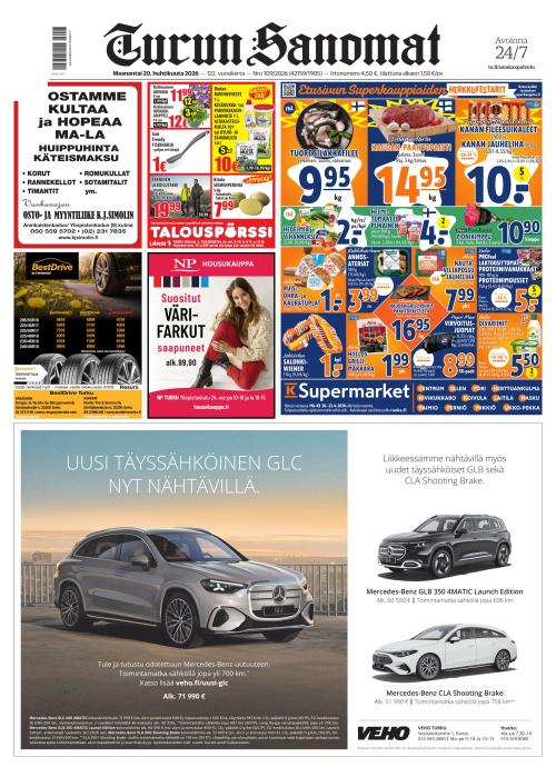 Turun Sanomat 20.4.2026