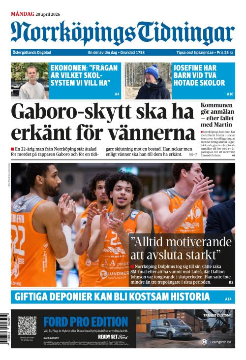 Norrköpings Tidningar 20.4.2026