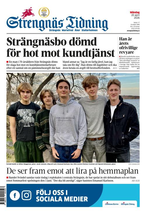Strengnäs Tidning 20.4.2026